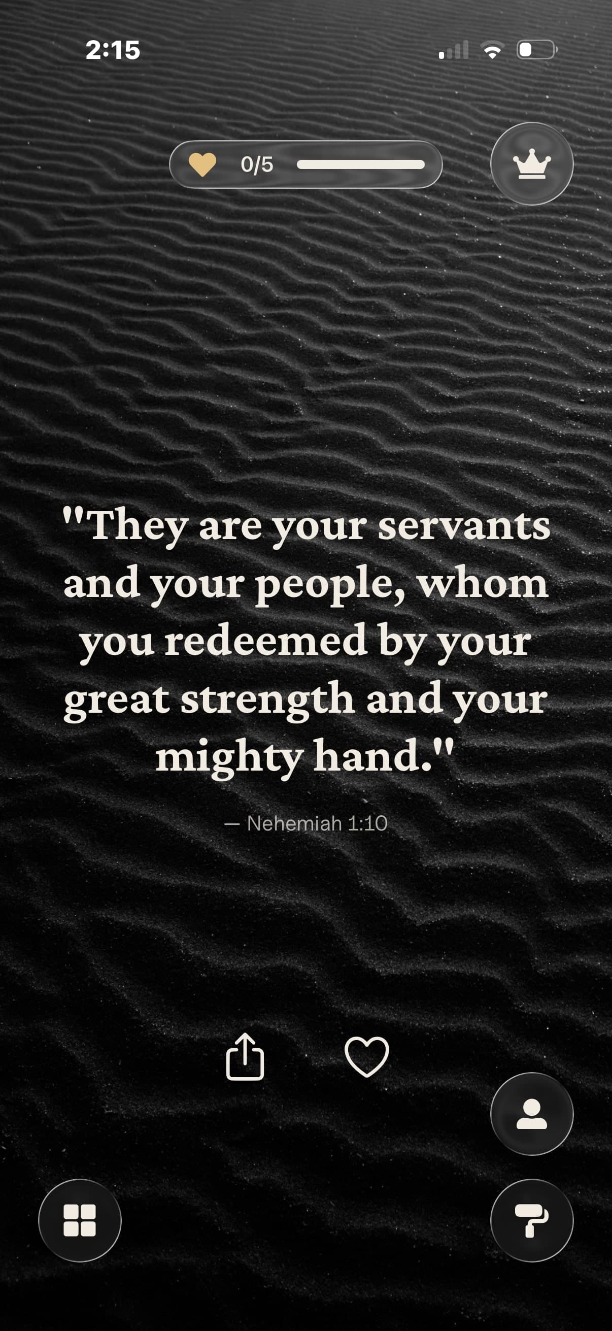 Bible Verse Widget App Screenshot